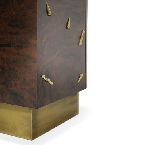 BARAKA | Wooden Cupboard Modern Design by BRABBU